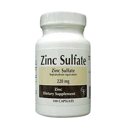 Zinc Sulfate Heptahydrate Orazinc Equivalent 220Mg Capsules - 100 Ea